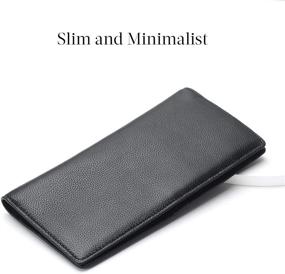 img 3 attached to 👛 Women's Leather Credit Holder Wallets: Stylish Handbags & Wallets with Blocking Technology