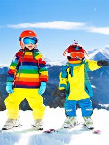 img 1 attached to Children's Unisex Winter Snow Mittens - 3 Pairs Ski Mittens, Warm & Waterproof Gloves