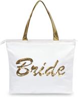 👛 wedding sequin handbags & wallets: totes with internal closure - topdesign logo