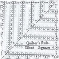 📏 мини-квадратная линейка для пэчворка - 6x6x6 дюймов логотип