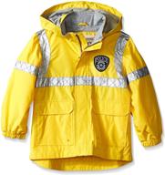 👮 carter's boys' little police raincoat slicker: stay dry in style! logo