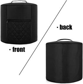 img 2 attached to Luxja Cover for 8 Quart Instant Pot, Pressure Cooker Cover 🍲 with Zipper Pocket - Compatible with Instant Pot 8 Quart Size - Black