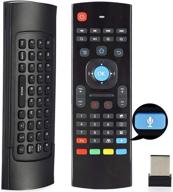 telighter air remote mouse: advanced 2.4ghz wireless keyboard mouse with voice input & android tv control - ideal for android tv box, mini pc, mac os logo