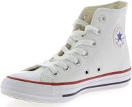 monochrome leather fashion sneaker by converse logo