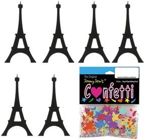 img 1 attached to Confetti Eiffel Tower Black Retail