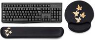 🖱️ aelfox keyboard wrist rest memory foam & gaming mouse pad with wrist support - ergonomic wrist pad for pain relief in computer, laptop, office, school, and home use logo