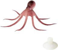 🐙 enhance your aquarium with the comok lifelike floating octopus ornament: perfect decoration with suction cup logo