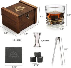 img 2 attached to 🥃 Chill in Style with Whiskey Stones Gift Set - Ultimate Relaxation and Sophistication