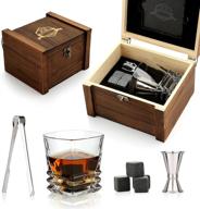 🥃 chill in style with whiskey stones gift set - ultimate relaxation and sophistication логотип