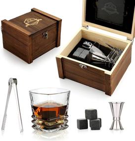 img 4 attached to 🥃 Chill in Style with Whiskey Stones Gift Set - Ultimate Relaxation and Sophistication