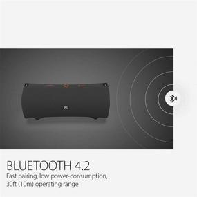 img 1 attached to 🔊 VisionTek SoundTube XL Беспроводной динамик Bluetooth 4.2 - Водонепроницаемый рейтинг IPX7, стерео звук 40 Вт, диапазон до 30 футов, два динамика, до 7 часов работы, для использования в помещении/на открытом воздухе (901314)