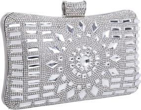 img 3 attached to Tanpell Rhinestone Evening Clutches Detachable
