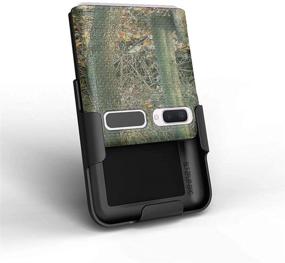 img 1 attached to 📱 BELTRON Case with Clip for Samsung Galaxy Z Flip 2020, Snap-On Protective Cover with Rotating Belt Holster Combo and Built-in Kickstand (Camouflage, Models: SM-F700, SM-F707)