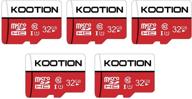 💾 kootion 5 pack 32gb micro sd card class 10 micro sdhc card 32gb tf card with high-speed performance - uhs-1, c10, u1 logo