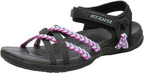 img 4 attached to 👟 Stay Comfortable in Style with DUINN's Adjustable Support Vacation Women's Shoes and Athletic