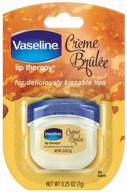 vaseline lip therapy creme brulee 0.25 oz (3 pack) - moisturizing lip balm for soft and smooth lips logo