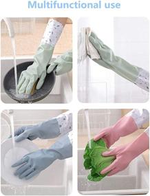 img 3 attached to Latex Free Reusable Dishwashing Cleaning Household Cleaning Supplies