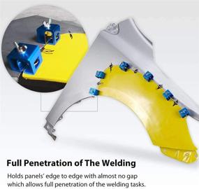 img 2 attached to FIRSTINFO Automotive Sheet Metal Plate Joint Welding Clamps - Ideal for Auto Body, Car Body, Door Skin Panel, Fender, and Soldering