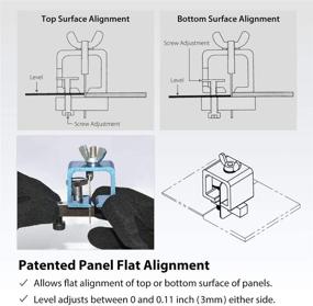 img 1 attached to FIRSTINFO Automotive Sheet Metal Plate Joint Welding Clamps - Ideal for Auto Body, Car Body, Door Skin Panel, Fender, and Soldering