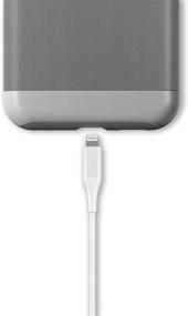 img 1 attached to 🔌 Кабель зарядки Amazon Basics для iPhone: сертифицированный MFi, прочный USB-A кабель для Apple iPhone, iPad длиной 3 фута - белый, срок службы 10 000 изгибов