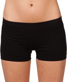 img 2 attached to 🩲 Comfortable and Versatile Women's Seamless Boy Shorts Slipshort - Ideal for Dance and Everyday Wear