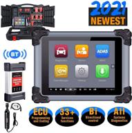 🔧 autel maxisys ms908s pro - 2021 newest automotive diagnostic scanner with ecu programming/coding, 31+ services, active test, oe all systems diagnostics [includes $55 valued mv108] logo
