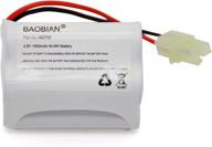 replacement battery for baobian xb2700, v2930, v2700z, vac-xb2700, v2700 vacuum - 4.8v 1500mah ni-mh - compatible with euro pro shark carpet sweeper логотип