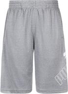 🩳 puma stripe short shorts large boys' clothing: stylish and comfortable logo