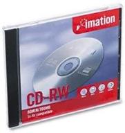 🔒 imation 12381 cd-rw 74 min 650mb 4x (single w/ jewel case) discontinued logo