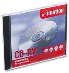 img 1 attached to 🔒 Imation 12381 CD-RW 74 Min 650MB 4x (Single w/ Jewel Case) Discontinued