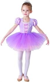 img 4 attached to 👑 Dressy Daisy Princess Dancewear Costume: Perfect Outfit to Make Your Little One Feel like Royalty!