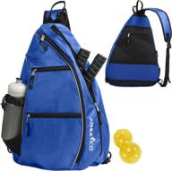 athletico sling bag - crossbody backpack for pickleball, tennis, racketball, and travel - unisex design логотип