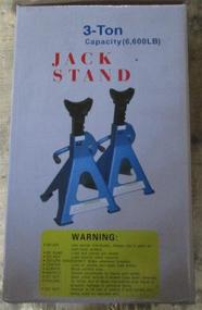 img 1 attached to 🚗 CARTMAN Jack Stands: 3 Ton Capacity with Outer Foot Pad - 1 Pair