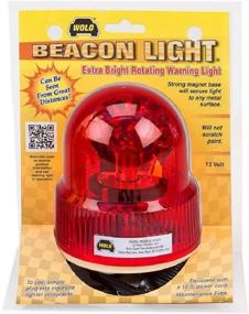 img 1 attached to Wolo (3110-R) Beacon Light Rotating Emergency Warning Light - 12 Volt
