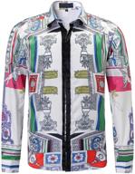 stylish gsbogosse designer men's shirts: vibrant multicoloured5 fashion prints logo