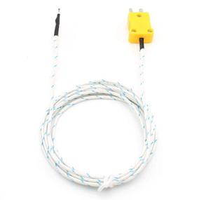 img 2 attached to Smartsails 2M K Type Temperature Sensing Line - 5PCS Thermocouple Temperature Probe, Sensor TES1310 TM902C: Accurate Temperature Measuring Solution