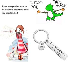 img 1 attached to 😢 MAOFAED Long Distance Relationship Gift - Going Away, Leaving, Miss You Gift for Boyfriend – I’ll Miss You A Lot