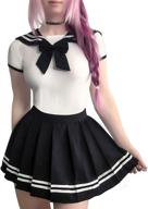 👗 littleforbig pajamas cosplay magical sailor blue bodysuits for women's clothing logo