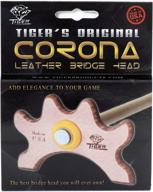 🐯 tiger corona pool cue leather bridge head: enhancing your game with style and precision логотип