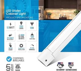 img 3 attached to Parmida LED Linkable ETL LISTED Accessories Lighting & Ceiling Fans