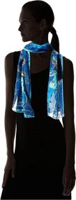 img 1 attached to 💜 Indigo Cats with Sequins Laurel Burch Scarves