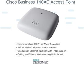 img 2 attached to 💻 Cisco CBW140AC-B Wi-Fi Access Point, 802.11ac, 2x2, 1 GbE Port, Ceiling Mount, Limited Lifetime Protection