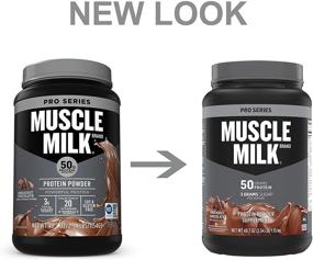 img 3 attached to 🏋️ Muscle Milk Pro Series Protein Powder: Knockout Chocolate, 50g Protein, 2.54 Pound - High-Quality Fuel for Max Gains!