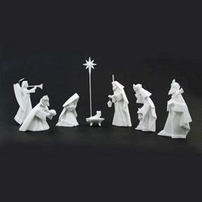 img 2 attached to One Hundred 80 Degrees Porcelain 9-piece Nativity Set: Exquisite Holiday Decor for your Home