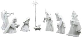 img 3 attached to One Hundred 80 Degrees Porcelain 9-piece Nativity Set: Exquisite Holiday Decor for your Home