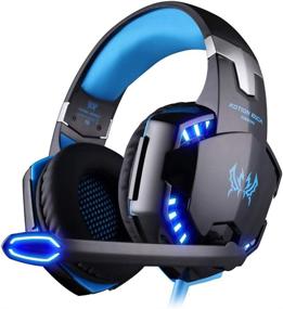img 4 attached to 🎧 EasySMX Gaming Headset with Mic, LED Lighting, Noise Cancelling, and Volume Control - Over-Ear Headphone for PC Gaming