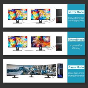 img 1 attached to FIBBR Fiber Optic DisplayPort Cable - High-Speed Optical DP to DP Cable | Supports 32.4 Gbps | 8K@60Hz & 4K@144Hz | 6.6ft Length