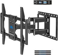 📺 full motion tv wall mount for 42-70 inch flat screen tvs up to 100 lbs, swivel articulating 6 arms, fits 12-16” wood studs, max vesa 600x400mm - mounting dream tv mount logo