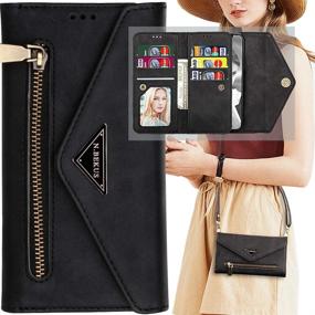 img 4 attached to Shoulder Auker Trifold Crossbody Magnetic Women's Handbags & Wallets