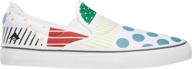 👟 white and green men's fashion sneakers: emerica slip skate shoes logo